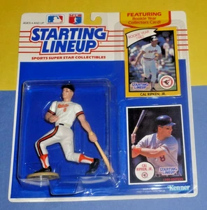 1990 CAL RIPKEN JR Baltimore Orioles 8 alineación inicial + tarjeta "Año de novato 1982" - Imagen 1 de 3