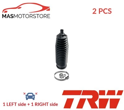 BELLOWS STEERING RACK BOOT PAIR SET FRONT TRW JBE345 2PCS P NEW OE REPLACEMENT - Image 1 of 4