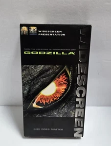 Godzilla VHS 1998 Widescreen Closed Captioned - Imagen 1 de 4