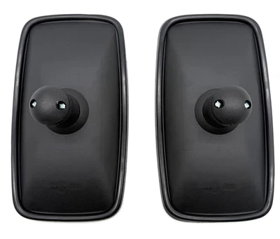 2x Außenspiegel Seitenspiegel Bagger Traktor Baumaschinen Univ 285x150mm, ø15-28 - Bild 1 von 4