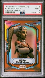 2022 TOPPS FINEST STAR WARS HERA SYNDULLA ORANGE REFRACTOR /25 PSA 9 G22 - Picture 1 of 2