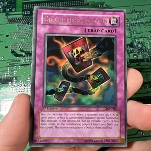 Chain Destruction PSV-006 Ultra 1st Edition Pharaoh's Servant Yugioh Card MP - Picture 1 of 7