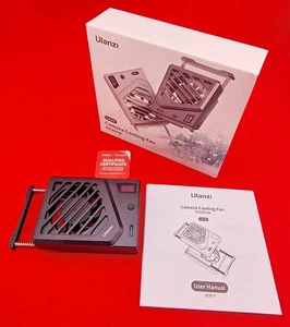 Updated Ulanzi Camera Cooling Fan for Sony/Canon/FUJIFILM/Nikon C072GBB2 Black - Picture 1 of 4