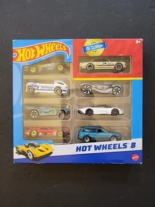 2023 Hot Wheels 8-Pack w/Exclusive Alfa Romeo, Fiat 500, Lancaster, Audi,... - Picture 1 of 6