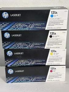Oryginalny toner HP Laserjet Pro 131A CF210A CF211A CF212A CF213A fabrycznie zapieczętowany - Zdjęcie 1 z 2