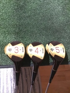 RAM Lady Craigton Woods Set (3W, 4W, 5W) RAM Lite Ladies Steel Shafts *VGC* - Picture 1 of 11