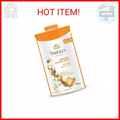 Yardley Sandalwood Perfumed Talc, 250 g - Image 1 of 2