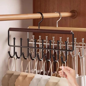 Anti-slip Clothes Hanger 16-Hook Clothes Drying Rack for Underwear,Tanks - Picture 1 of 14