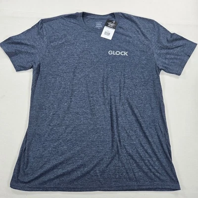 Camisa de manga corta Glock Perfection Pistol Flag en azul marino para hombre talla XL nueva con etiquetas Foto 1 de 4