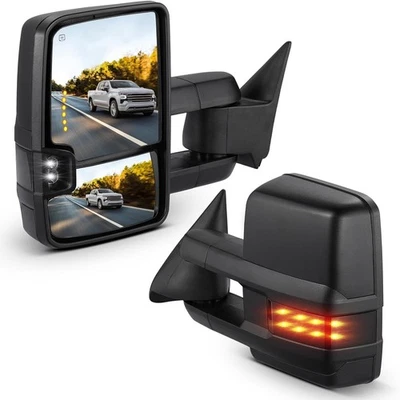 Espejos retrovisores de remolque BDFHYK compatibles con Chevy 88-98 C1500/C2500/K1500, 88-00 C3500/K2 Foto 1 de 4
