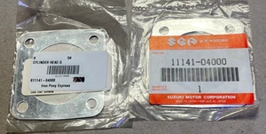 Suzuki OEM Cylinder Head Gasket x2 LT50 Quadrunner, JR50, ALT50 11141-04000 - Bild 1 von 1