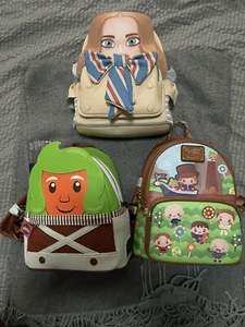 Mochilas Loungefly para niños, edades 8+ Willy Wonka, Megan u Oompa Loopa - Imagen 1 de 15