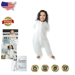 Dreamsuit Toddler Sleep Sack with Feet 12-24m - Safe & Cozy All-Season Wear - Picture 1 of 10