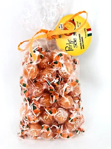 Perle Di Sole orange aromatisiert harte Süßigkeiten gefüllt mit saurem Pulver 1,1 Pfund Italien - Bild 1 von 10