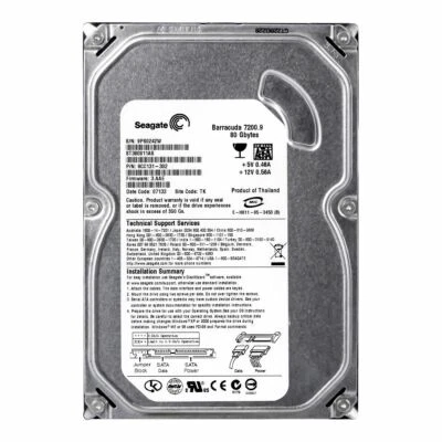 Hard Drive Seagate Barracuda 7200.9 ST380811AS 80GB SATA 7200RPM 8MB 3.5 Inch - Image 1 of 3