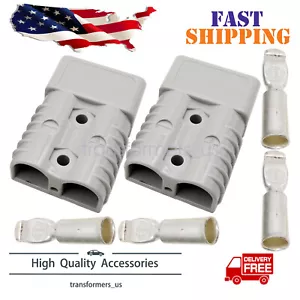 175A Battery Quick Connect Plug Winch Disconnect Terminal Connector 600V 2AWG - Picture 1 of 9