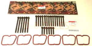 STD Head Gasket w/ Gaskets & (26) Bolt Set for 89-98 Cummins 12V 5.9 6BT 3283335 - Picture 1 of 4