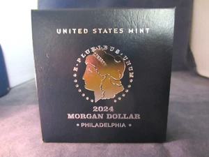 2024 S MORGAN SILVER DOLLAR U.S. BOX & COA - Picture 1 of 6