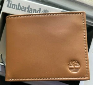 Timberland Echtleder Passcase Geldbörse hellbraun 55 $ D01387/02 - Bild 1 von 10