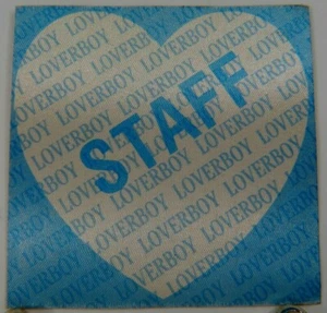 LOVERBOY All Access Pass Vintage 1983 Original STAFF Backstage Canadian Bands - Bild 1 von 3