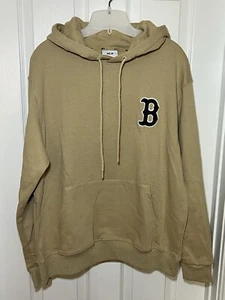 MLB MONOGRAM BAG BIG LOGO OVERFIT HOODIE BOSTON RED SOX Size L - Picture 1 of 3