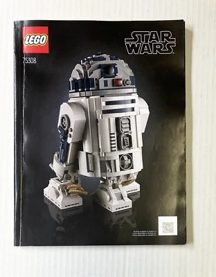 Lego Instructions Only Star Wars Sculptures 75308 R2-D2, Manual Booklet Book - Image 1 of 4
