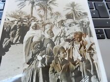WW2 ERA PRESS PHOTO NORTH AFRICAN  LIBYA  ARABS  GERMAN ORIGIN  PHOTO 