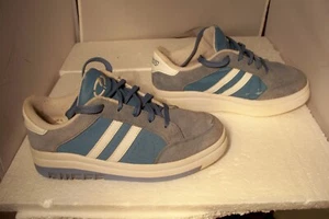 Vintage 90's GUESS Light Blue & White Sneakers Women Size 9 - Picture 1 of 19