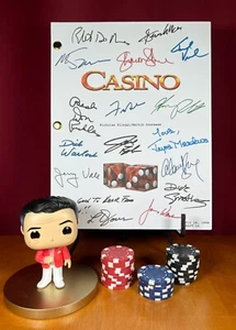 Casino Skript signiert - Autogramm Reprints - Robert De Niro - Casino Film - Bild 1 von 8