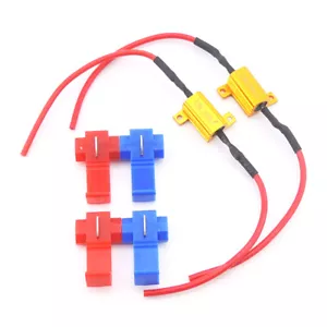 2pcs 10W 39-Ohm Load Resistors for Car LED Bulbs Rapid Flash OBC Error Code Fix - Picture 1 of 5