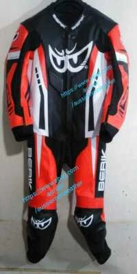 MOTOGP SUIT MOTORBIKE LEATHER SUIT MOTORCYCLE LEDER BIKERS BIKE CE PROTECTION - Image 1 of 4