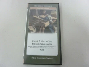 The Teaching Company Great Artist Of The Italian Renaissance Part 1 DVD - Picture 1 of 3