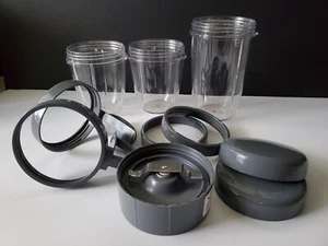 NutriBullet Cup & Blade Replacement 10-Piece Set 18 and 24 oz BPA Free - NEW - Picture 1 of 7