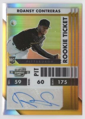2022 Panini Chronicles Contenders Optic Rookie Ticket Autographs Roansy - Image 1 of 2