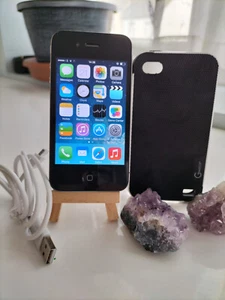 Apple IPhone 4 Black 16GB Mobile Phone Unlocked - Picture 1 of 12