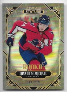 20/21 UPPER DECK STATURE ROOKIES RC #157 Connor McMichael #89/399 - Imagen 1 de 2