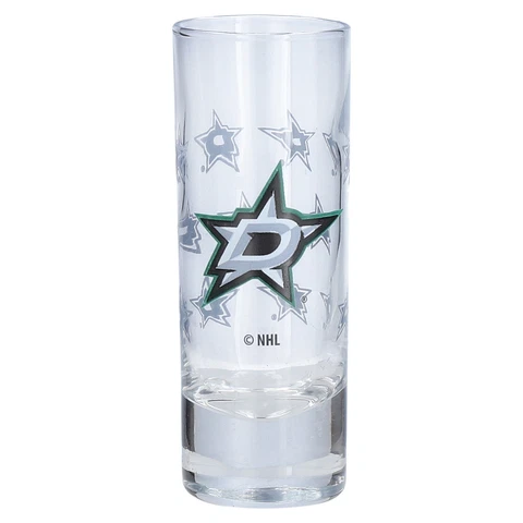 Dallas Stars 2.5oz. Satin-Etched Tall Shot Glass Cover