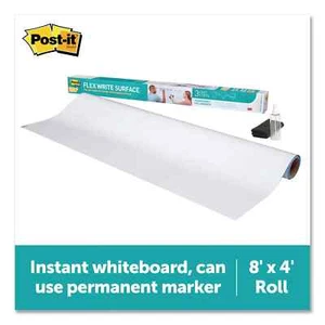 Post-it Flex Write Surface 96" x 48" (8‘X4') FWS8X4 Dry-Erase Whiteboard - Picture 1 of 4