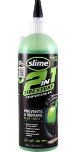 Sellador de reparación de pinchazos para neumáticos y tubos Slime 10193, 2 en 1, premium y - Imagen 1 de 12