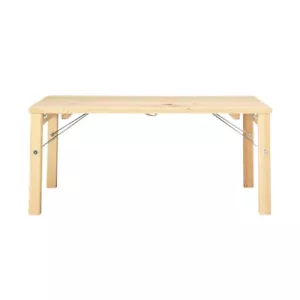 MUJI Pine Wood Low Table Foldable 80cm x 50cm x 35cm New - Picture 1 of 2