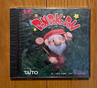 Don Doko Don NEC PC Engine Taito Japan PCE Hu Card 1990 New! Sealed  - Image 1 of 4