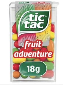 Tic Tac Fruit Adventure 24 bañera de 18 g caja completa a granel - Imagen 1 de 1