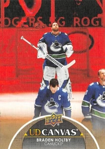 2021-22 UD Canvas #C79 Braden Holtby ** Vancouver Canucks ** - Picture 1 of 2