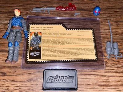Gijoe Night Force Nocturnal Fire Joecon C9 Charbroil 100 2013 completo + tarjeta de archivo Foto 1 de 4
