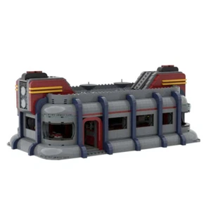 Diner Restaurant with Interior from Movie Episode II 1826 Pieces MOC Build - Picture 1 of 5