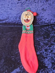 Vintage Ceramic Chrismas Stocking Santa Claus - Picture 1 of 8