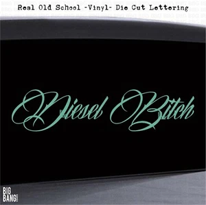 Decal Sticker Diesel Bitch Hot Girl Country Farm Window - Picture 1 of 4