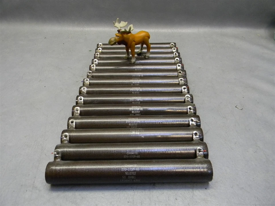 Resistencia Ohmite L175J50RE 270-175P-16 50 ohmios serie L175 175 vatios lote de 14 Foto 1 de 4