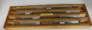 Custom Mitutoyo 7 pcs., English, Square, Long Block, Grade 2 - PW12 - Picture 1 of 4
