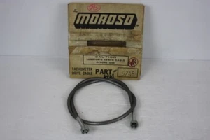 NUEVO CABLE DE ACCIONAMIENTO TACÓMETRO MOROSO nostálgico vintage gasser sprint coche de carreras stock - Imagen 1 de 3